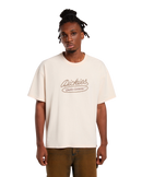 Rope Center Logo T-Shirt in Whitecap Gray