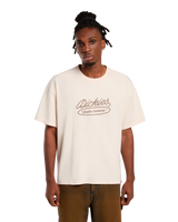 Rope Center Logo T-Shirt in Whitecap Gray