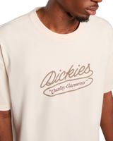 Rope Center Logo T-Shirt in Whitecap Gray