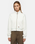 The Dickies Womens Arlee Zip-Through Sweatshirt in Cloud