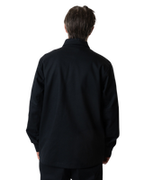Mike Anderson Lined Shirt Jacket in Black