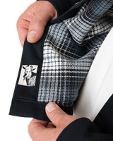 Mike Anderson Lined Shirt Jacket in Black