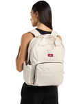 Service Stripe Lisbon Backpack in Egret