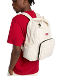 Service Stripe Lisbon Backpack in Egret