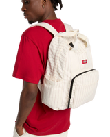 Service Stripe Lisbon Backpack in Egret