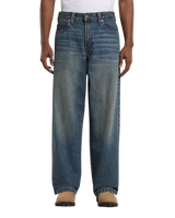 Hilham Extra Loose Straight Jeans in Khaki Tinted Blue