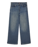 Hilham Extra Loose Straight Jeans in Khaki Tinted Blue