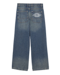 Hilham Extra Loose Straight Jeans in Khaki Tinted Blue