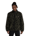 Mount Hope Printed Fleece Jacket in Black