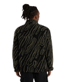 Mount Hope Printed Fleece Jacket in Black