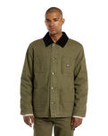 Chore Canvas Jacket in Military Green