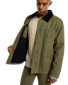 Chore Canvas Jacket in Military Green