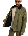 Chore Canvas Jacket in Military Green