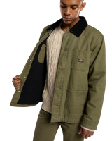 Chore Canvas Jacket in Military Green
