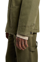 Chore Canvas Jacket in Military Green
