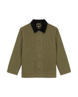 Chore Canvas Jacket in Military Green