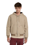 Hilham Hooded Canvas Jacket in Desert Sand