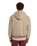 Hilham Hooded Canvas Jacket in Desert Sand