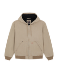 Hilham Hooded Canvas Jacket in Desert Sand