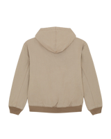 Hilham Hooded Canvas Jacket in Desert Sand