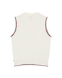 Slayden Knit Vest in Egret