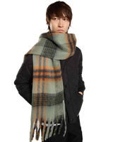 Oversized Scarf in Sea Spray