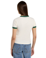 Slayden Ringer T-Shirt in Egret