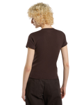 The Dickies Womens Gladeville T-Shirt in Chocolate Brown