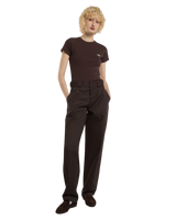 The Dickies Womens Gladeville T-Shirt in Chocolate Brown