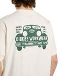 The Dickies Mens Gordonsville T-Shirt in Egret
