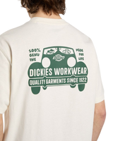 The Dickies Mens Gordonsville T-Shirt in Egret