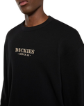 Waffle Long Sleeve T-Shirt in Black