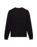 Waffle Long Sleeve T-Shirt in Black