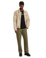 Waffle Long Sleeve T-Shirt in Black