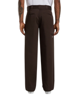 The Dickies Mens 248 Work Trousers in Dark Brown