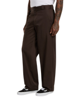 The Dickies Mens 248 Work Trousers in Dark Brown