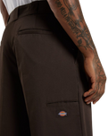 The Dickies Mens 248 Work Trousers in Dark Brown