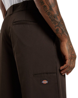 The Dickies Mens 248 Work Trousers in Dark Brown