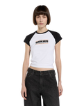 Derby Raglan T-Shirt in White