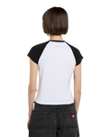 Derby Raglan T-Shirt in White
