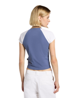 Derby Raglan T-Shirt in Retro Indigo