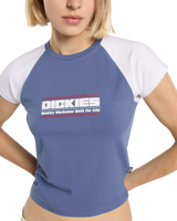 Derby Raglan T-Shirt in Retro Indigo