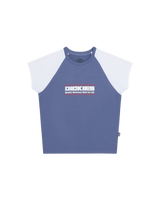 Derby Raglan T-Shirt in Retro Indigo