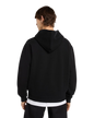 Loose Wave Hoodie in Black