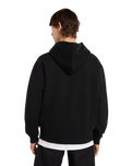 Loose Wave Hoodie in Black