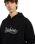Loose Wave Hoodie in Black
