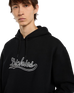 Loose Wave Hoodie in Black