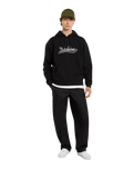 Loose Wave Hoodie in Black