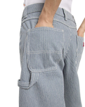 Hickory Loose Straight Carpenter Trousers in Retro Indigo