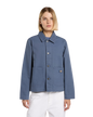 Unlined Canvas Chore Jacket in Retro Indigo